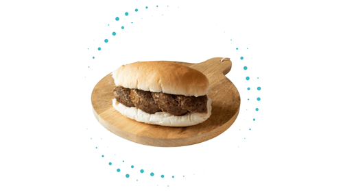 Broodje bal pindasaus