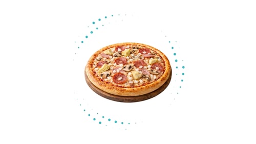 14.Capricciosa pizza