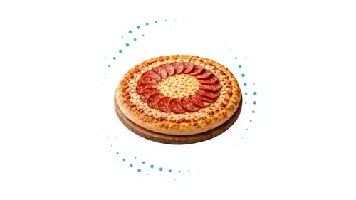 6.Salami pizza