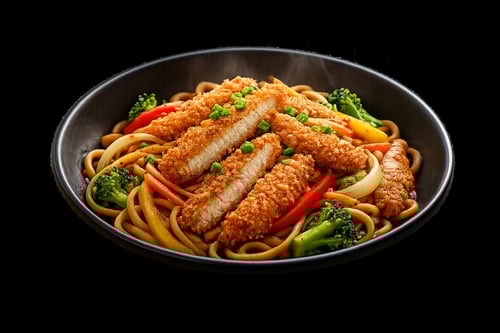 Golden Chicken Noodles