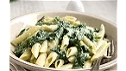 92. Mezzi rigatoni con gorgonzola e pinoli