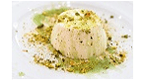 87. Panna cotta al pistacchio ***