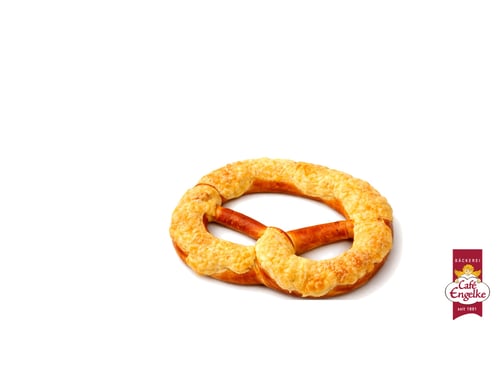 Brezel mit Käse überbacken