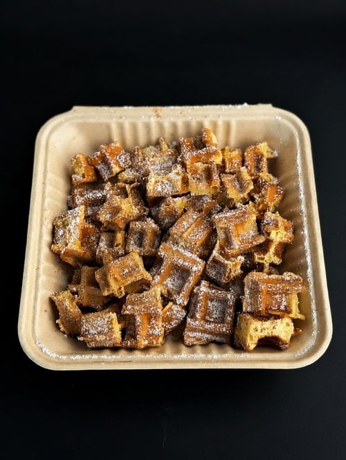 Waffel-Puderzucker