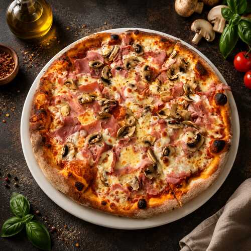 Pizza Prosciutto e Funghi ø 30cm