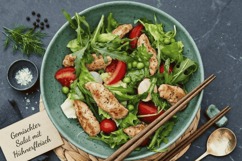 6b. Gemischter Salat mit Hühnerfleisch