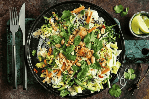 6c. Glasnudelsalat mit Hühnerfleisch