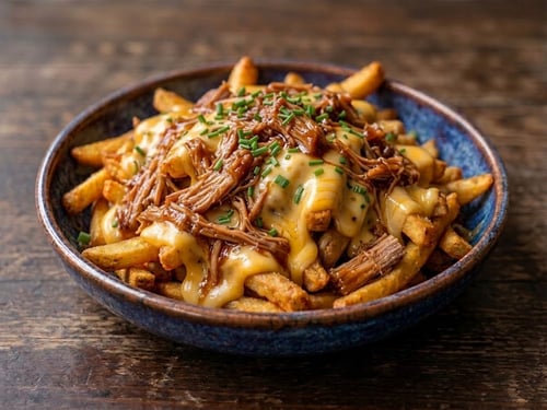 Pulled Pork Pommes (Snack-Portion) (Klein)