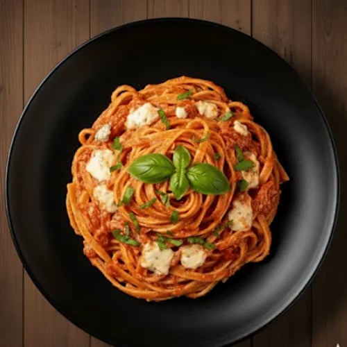 Pasta Gorgonzola-Tomate