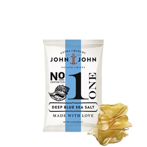 John & John Crisps Sea Salt