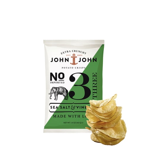 John & John Crisps Salt & Vinegar