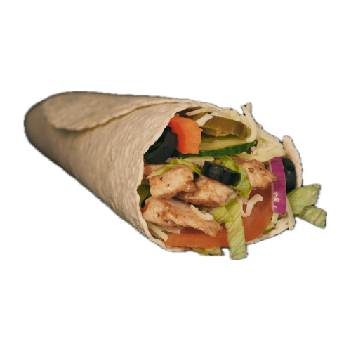 Vegane Hühnchen Teriyaki Wrap