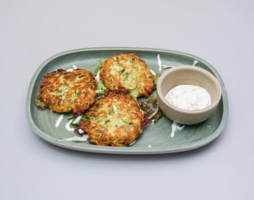 Zucchini Feta Fritter