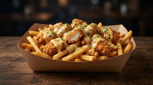 Crispy Chicken Cheesy Fries