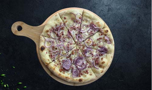  Pizza nach Flammkuchen-Art ø 25cm
