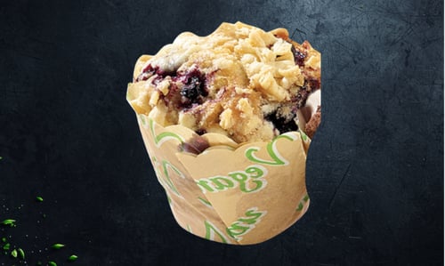 Vegan Blaubeere Muffin