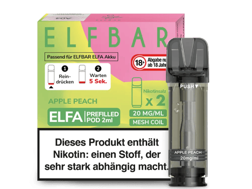 Elfbar Elfa Pod Apple Peach 20 mg/ml