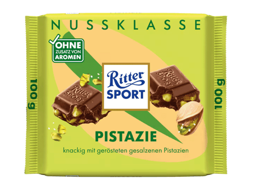 Ritter Sport Nuss Klasse Pistazie