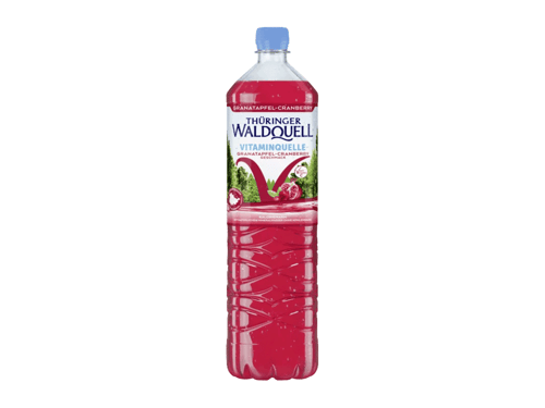 Thüringer Waldquell Vitaminquell Granatapfel Cranberry 1,5 l