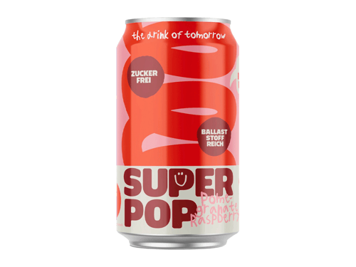 Super Pop Pomegranate Raspberry 330 ml