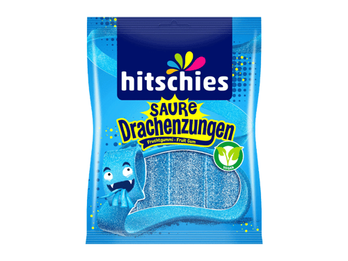 Hitschies Saure Drachenzungen Blau