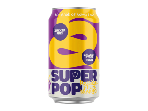 Super Pop Passionfruit Mango 330 ml