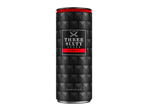 Three Sixty Vodka Energy 330 ml