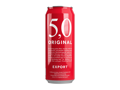 Original 5.0 Export 500 ml
