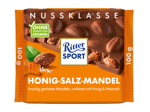 Ritter Sport Nuss Klasse Honig Salz Mandel