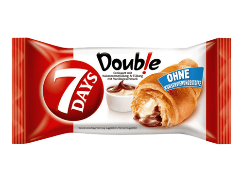 7 Days Double Croissant Kakao Vanille