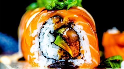 Unagi Salmon Queen Roll