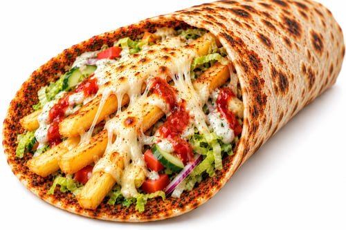 Pizza kaas patat Los