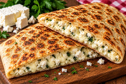 Gozleme met Feta kaas
