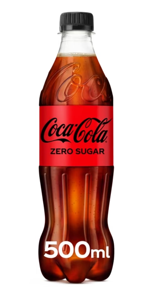 Cola zero fles 500ml