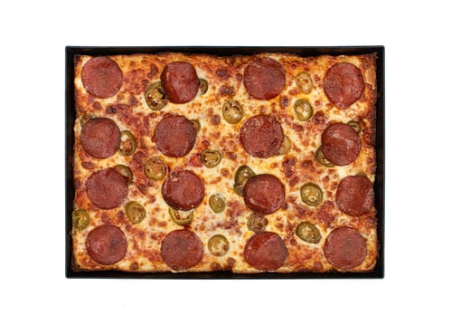Pizza Hot Pepperoni L, 32x24cm