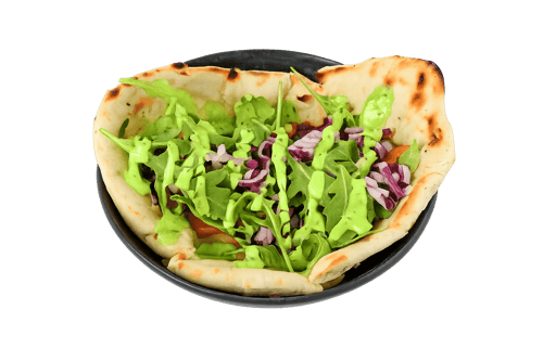 Masala Chicken Naan Taco