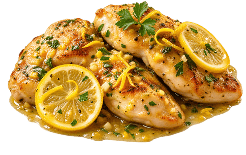 Hähnchen mit Zitrone 