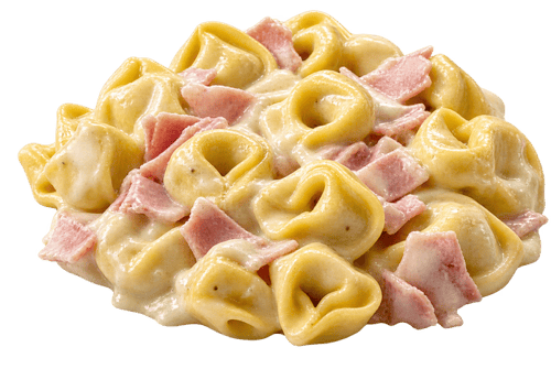 Tortellini Panna und Schinken