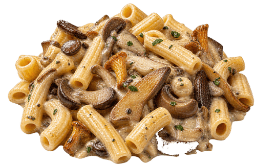 Sedanini mit Pilzen und Trüffel