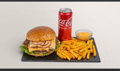 Triple Cheeseburger Menü