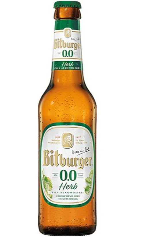 Alkoholfreies Bier Bitburger Herb