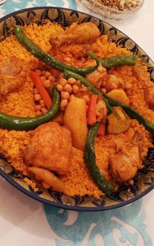 Couscous mit Hänchen Brust