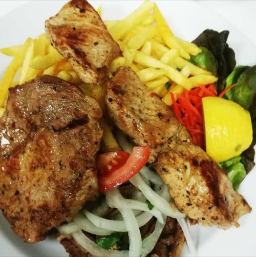 Hänchen Grill Teller