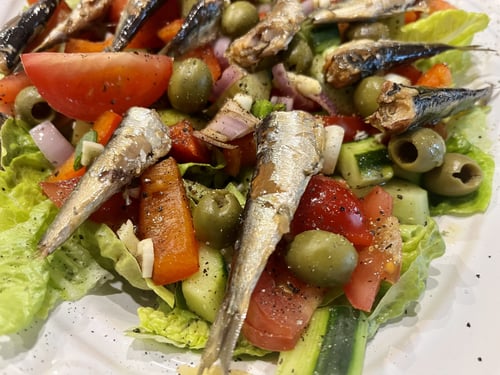 Sardinen Grillteller
