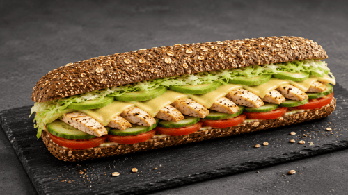 Protein Chicken Croque (18cm)