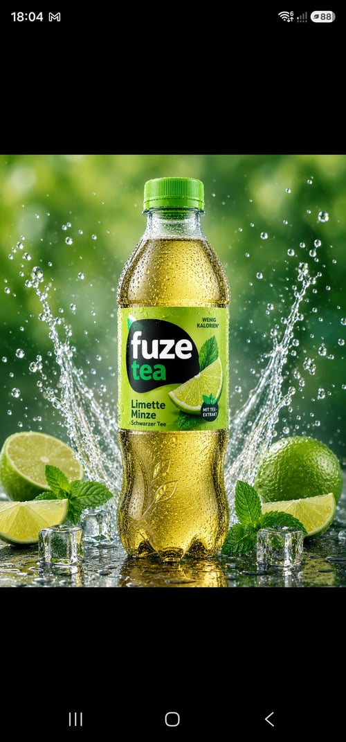 Fuze Tea Limette-Minze 0,5l