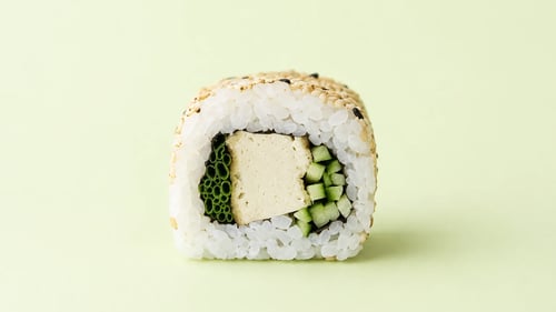 Tofu Schnittlauch Uramaki
