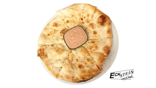 Pizzabrot mit Ecksteindip