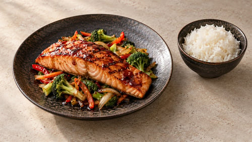 Grilled Salmon Teriyaki