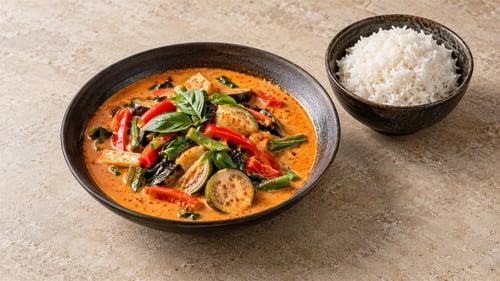 Rotes Curry Poulet